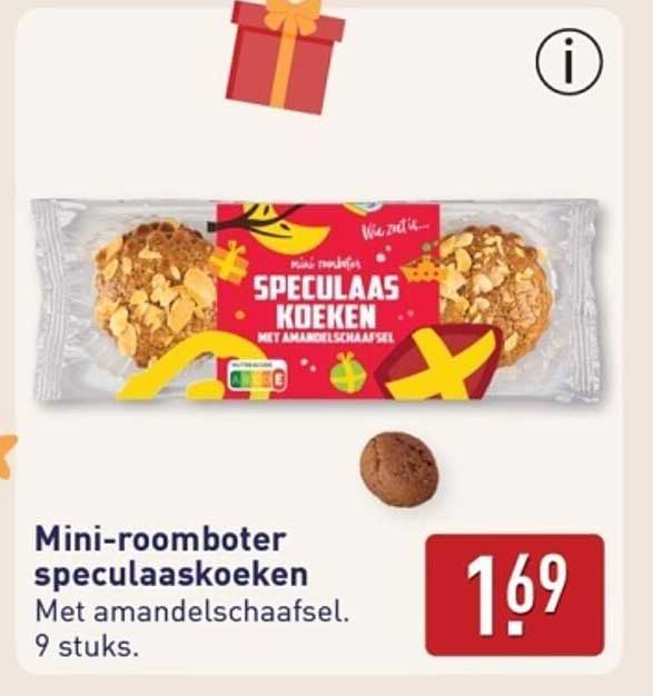 Mini-roomboter speculaaskoeken