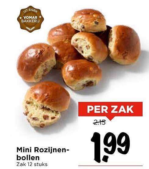 Mini Rozijnenbollen