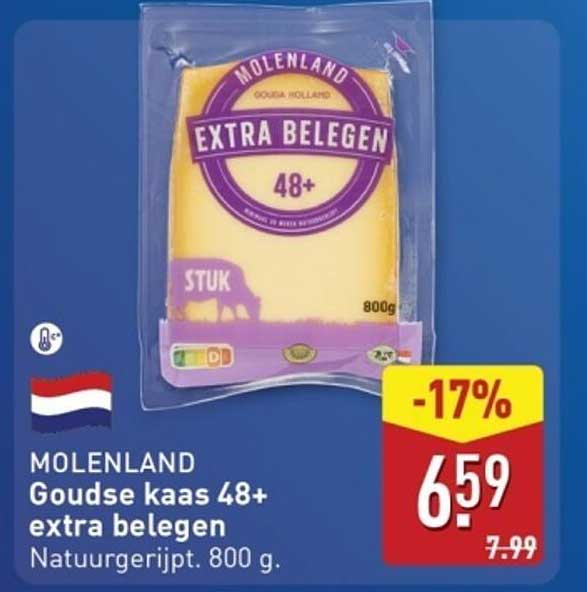 MOLENLAND Goudse kaas 48+ extra belegen
