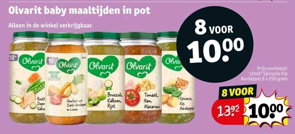 Olvarit baby maaltijden in pot