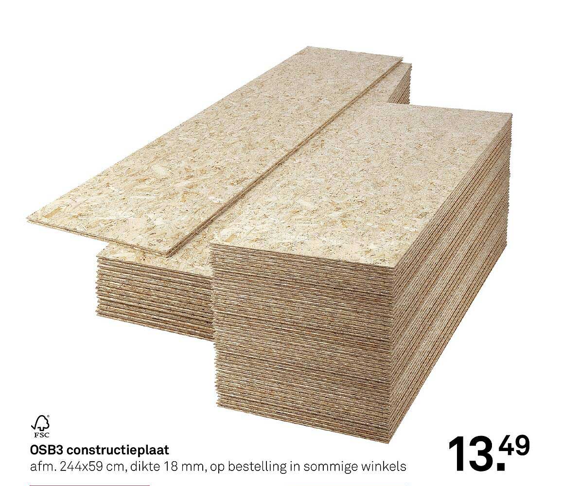 OSB3 constructieplaat