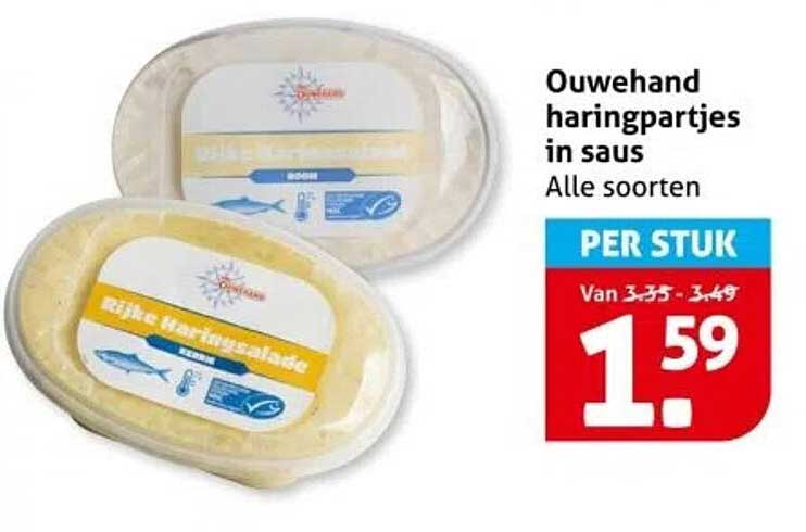 Ouwehand haringpartjes in saus