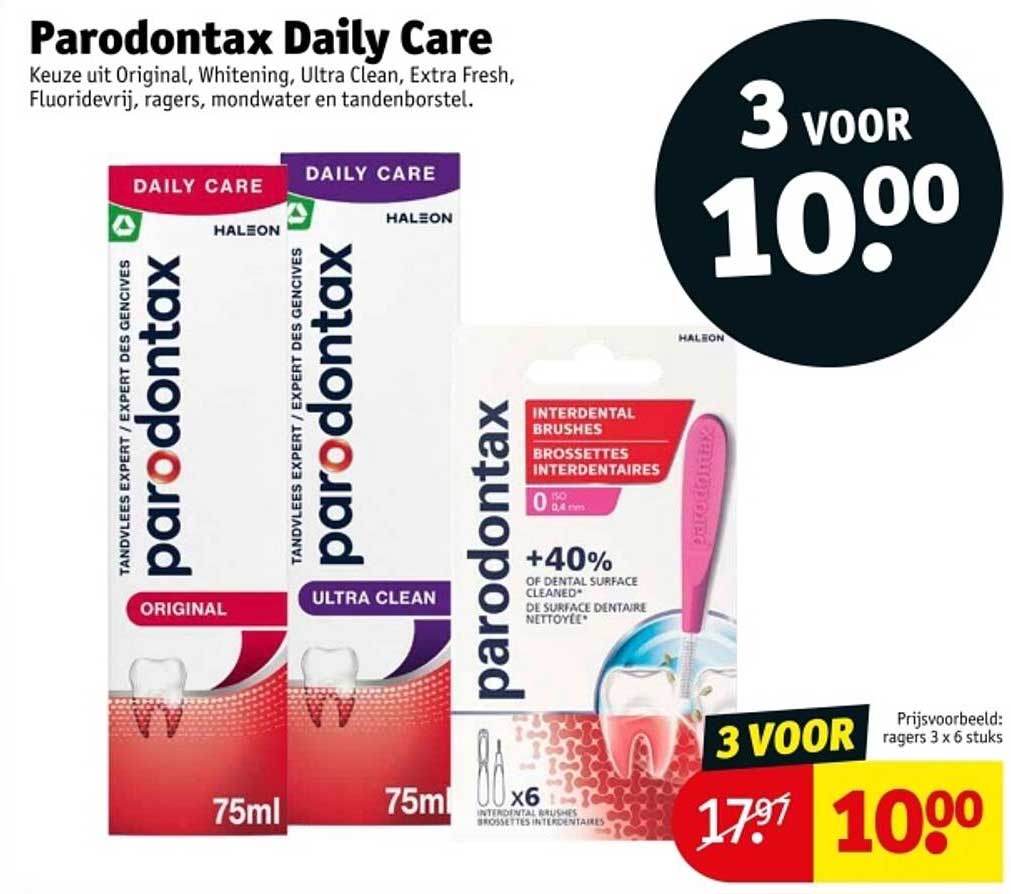 Parodontax Daily Care aanbieding