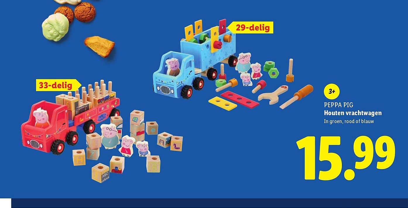PEPPA PIG Houten vrachtwagen