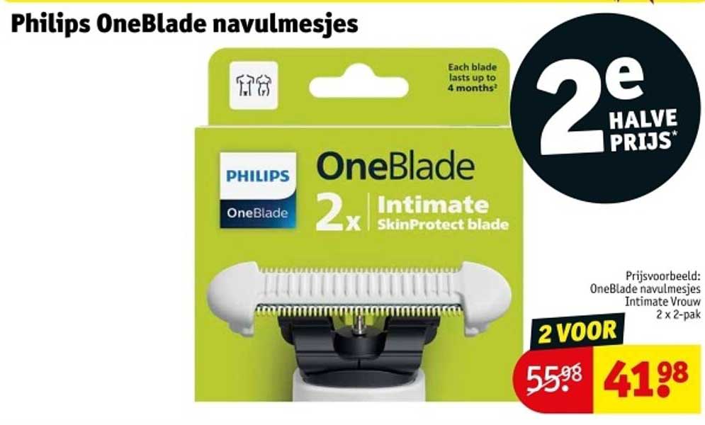 Philips OneBlade navulmesjes