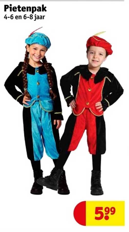Pietenpak 4-6 en 6-8 jaar