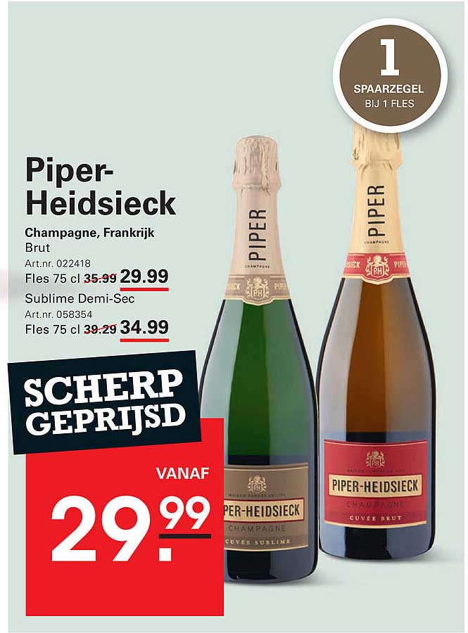 Piper-Heidsieck Champagne, Frankrijk