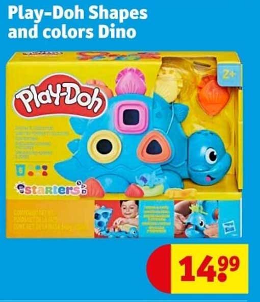 Play-Doh Shapes and colors Dino