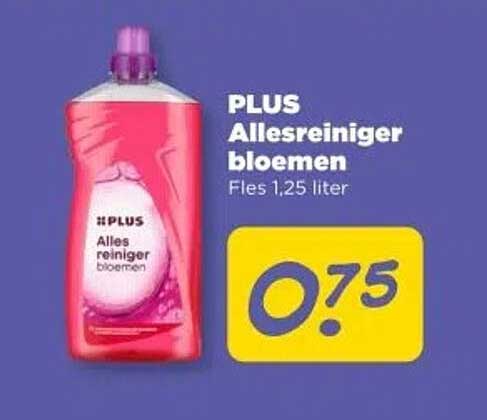 PLUS Allesreiniger bloemen Fles 1,25 liter