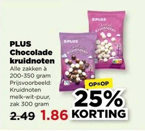 PLUS Chocolade kruidnoten