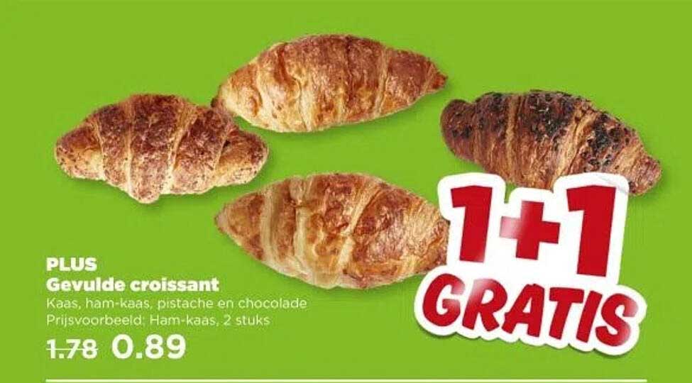 PLUS Gevulde croissant