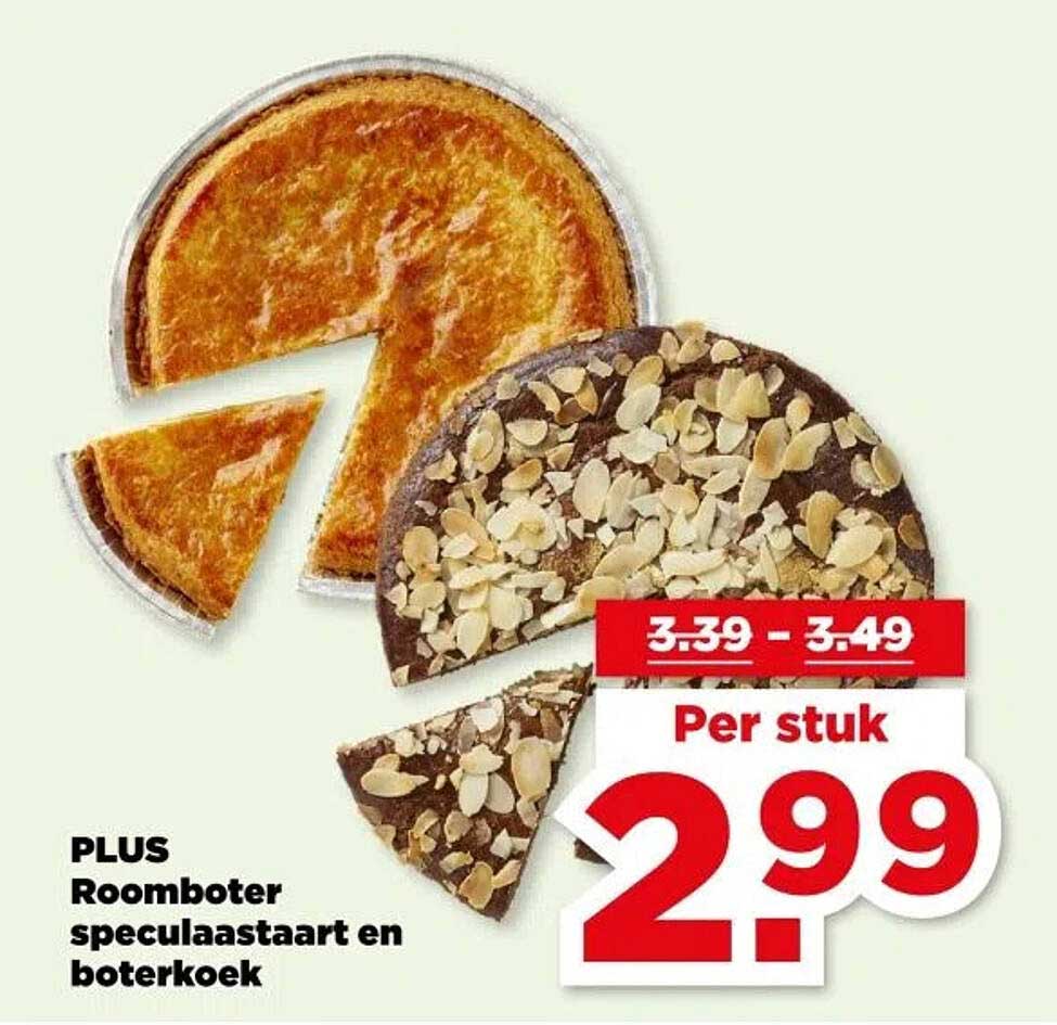 PLUS Roomboter speculaastaart en boterkoek
