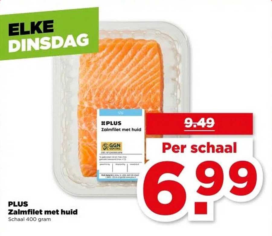 PLUS Zalmfilet met huid