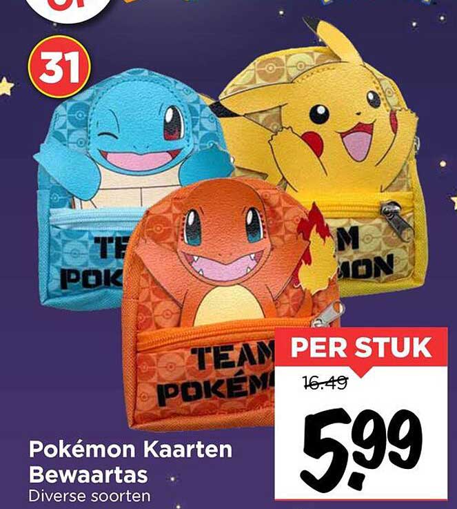 Pokémon Kaarten Bewaartas