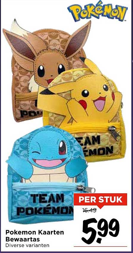 Pokemon Kaarten Bewaartas