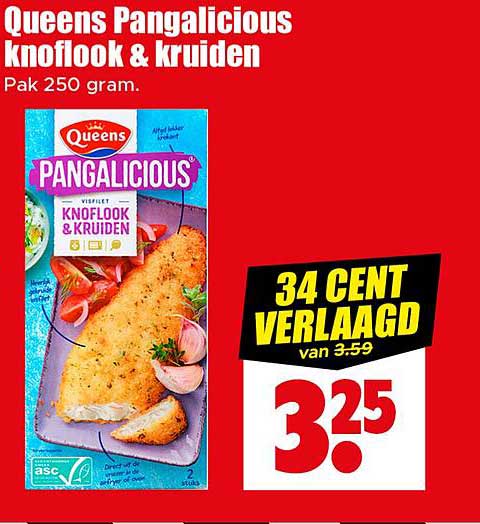 Queens Pangalicious knoflook & kruiden