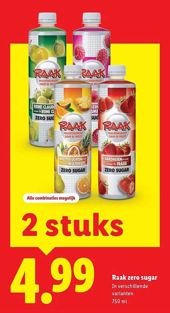 Raak zero sugar