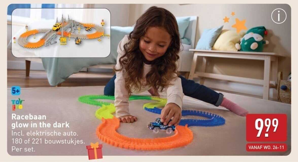 Racebaan glow in the dark