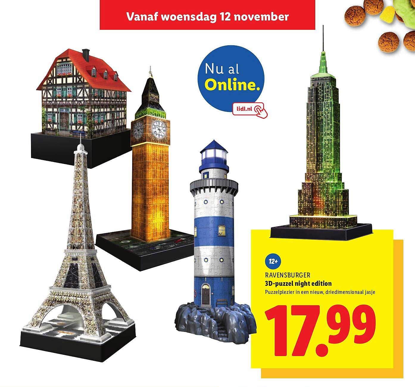 Ravensburger 3D-puzzel night edition