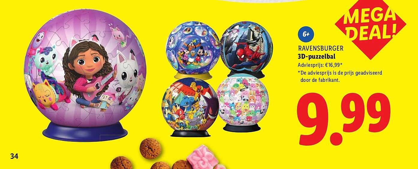 RAVENSBURGER 3D-puzzelbal