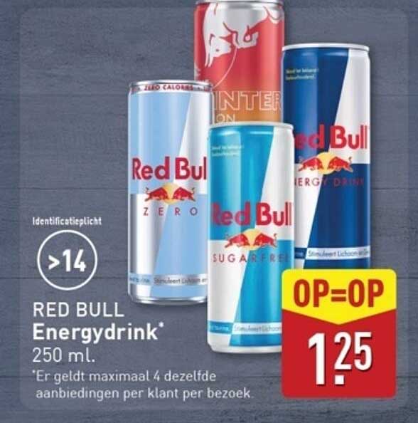 RED BULL Energydrink* 250 ml.