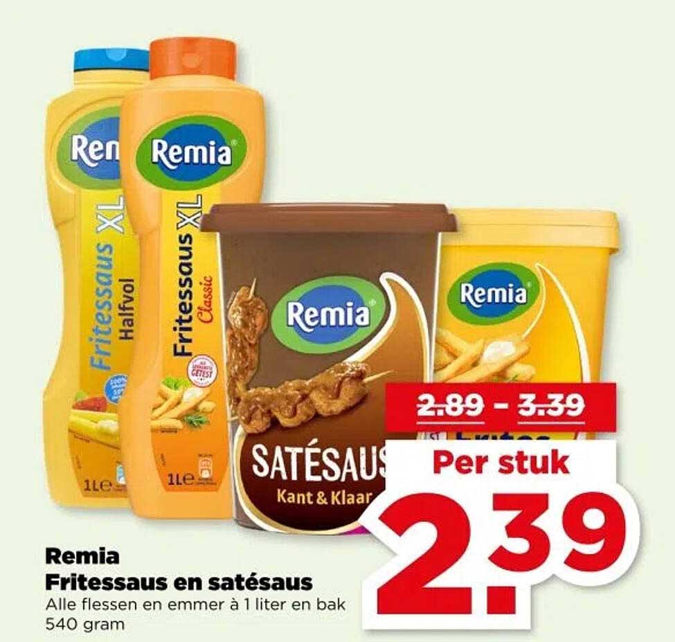 Remia Fritessaus en satésaus