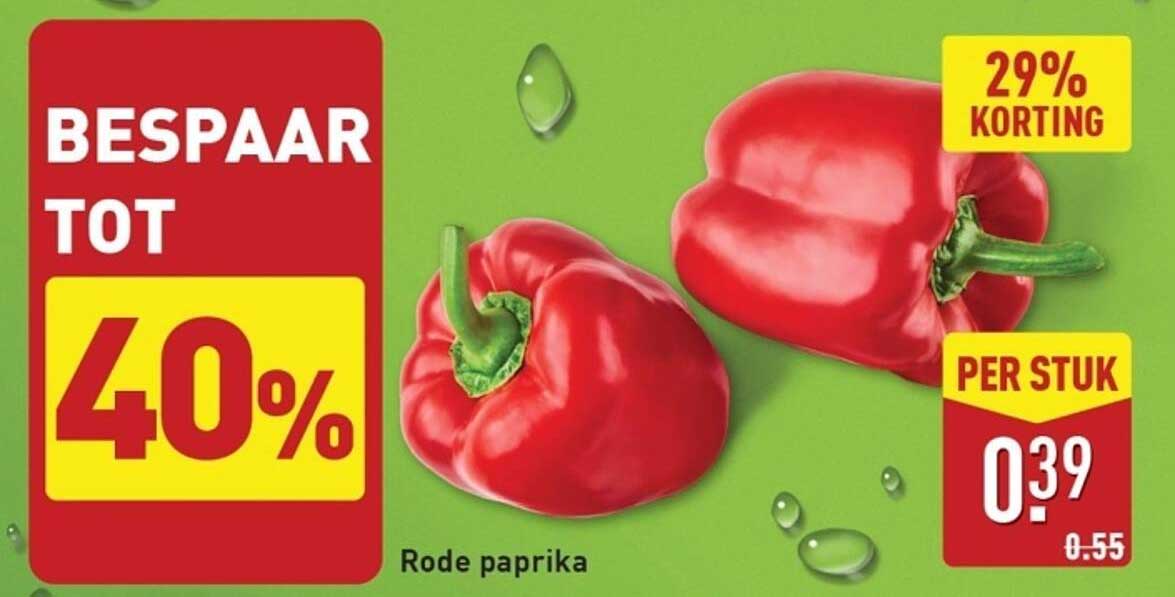 Rode paprika