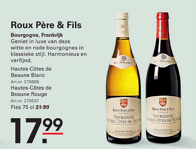 Roux Père & Fils Bourgogne, Frankrijk