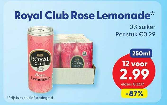 Royal Club Rose Lemonade