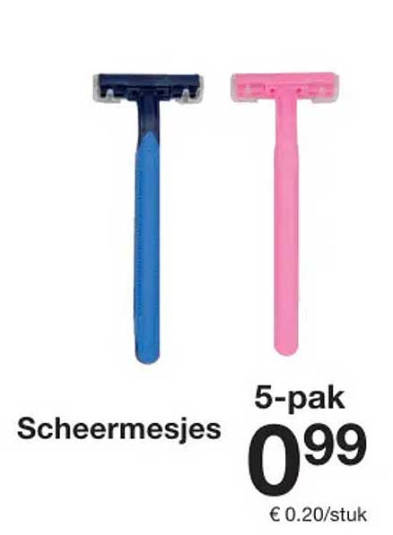 Scheermesjes 5-pak