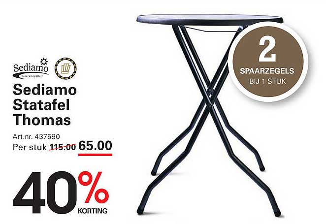 Sediamo Statafel Thomas