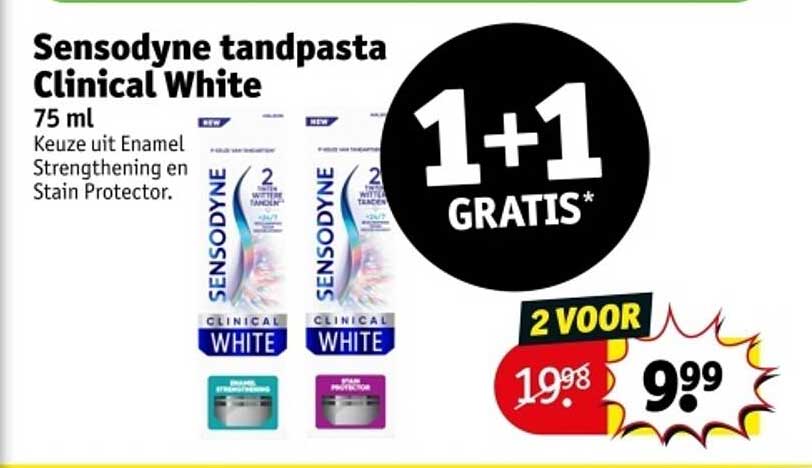 Sensodyne tandpasta Clinical White 75 ml