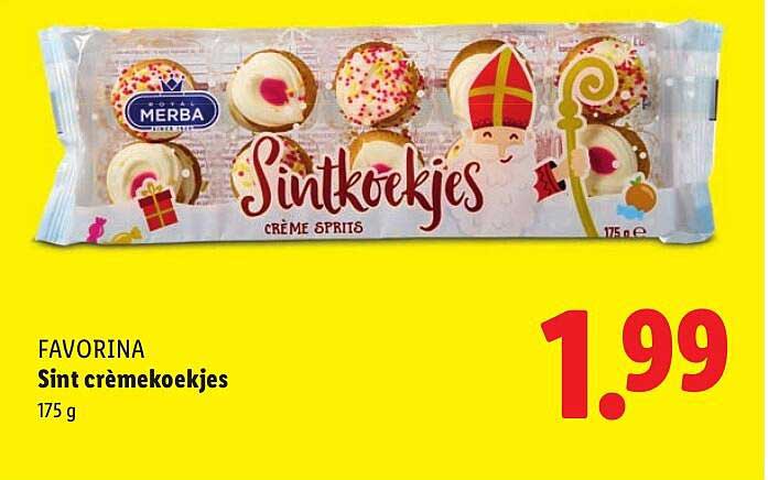 Sint crèmekoekjes