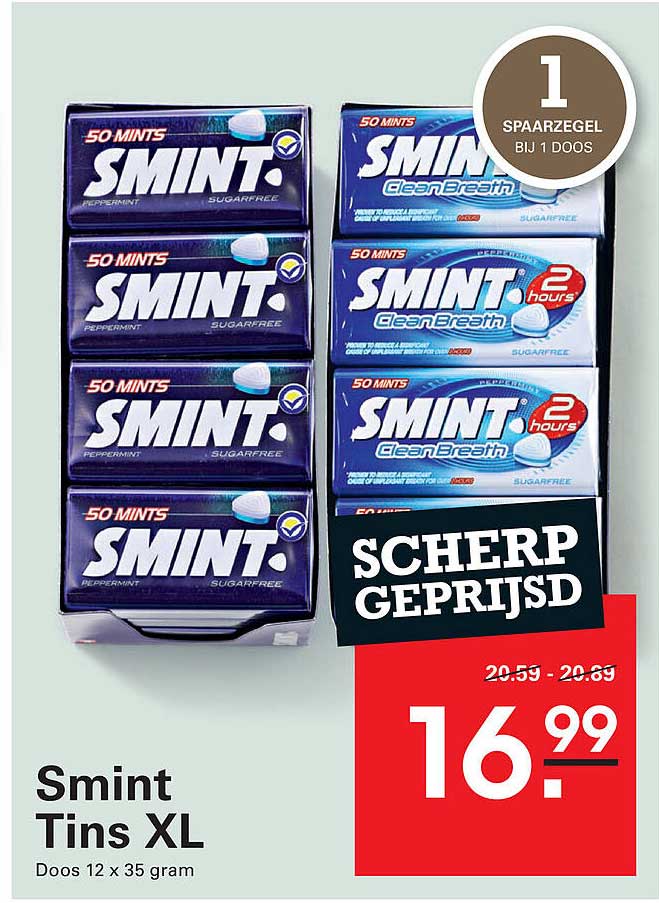 Smint Tins XL 50 Mints