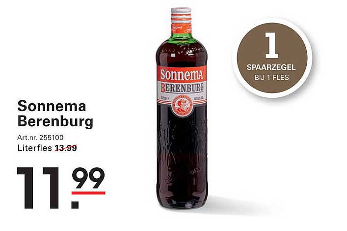 Sonnema Berenburg Literfles