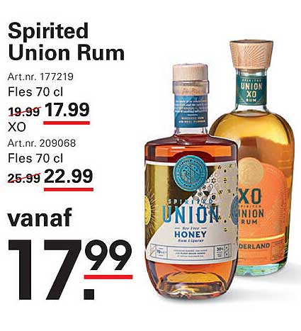 Spirited Union Rum