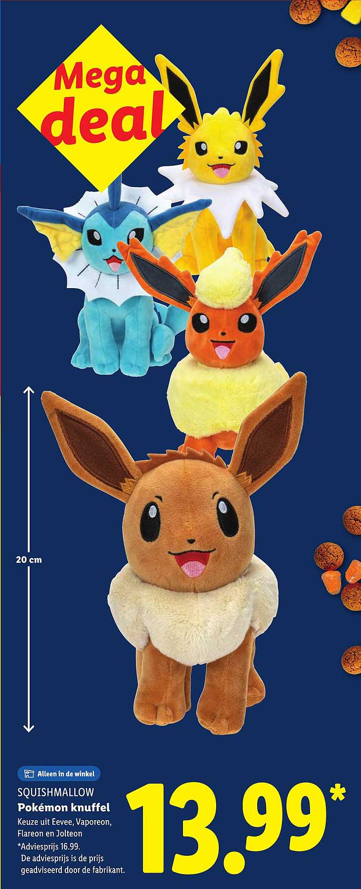 SQUISHMALLOW Pokémon knuffel