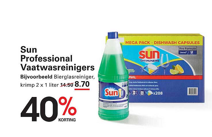 Sun Professional Vaatwasreinigers