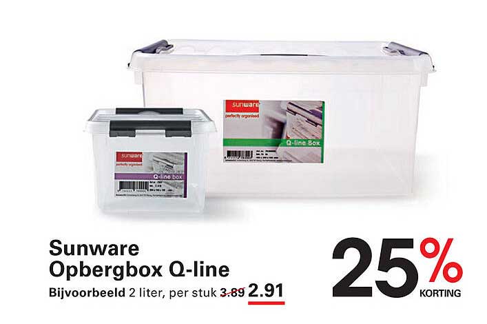 Sunware Opbergbox Q-line