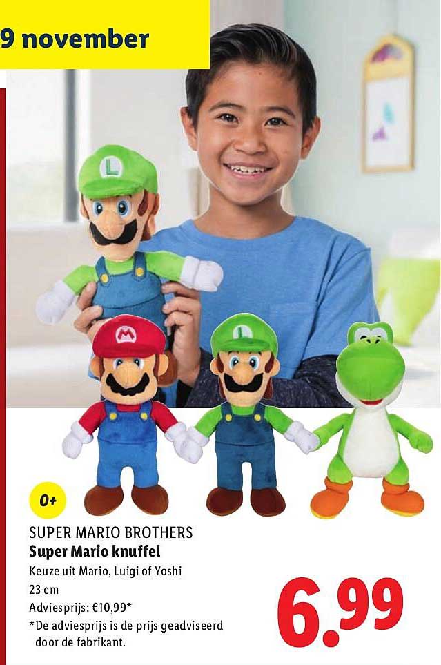 SUPER MARIO BROTHERS Super Mario knuffel
