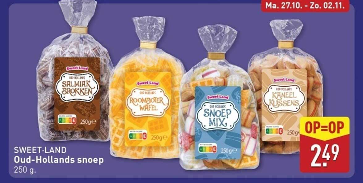 SWEET-LAND Oud-Hollands snoep 250 g