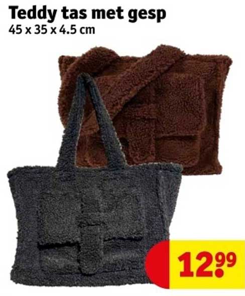 Teddy tas met gesp