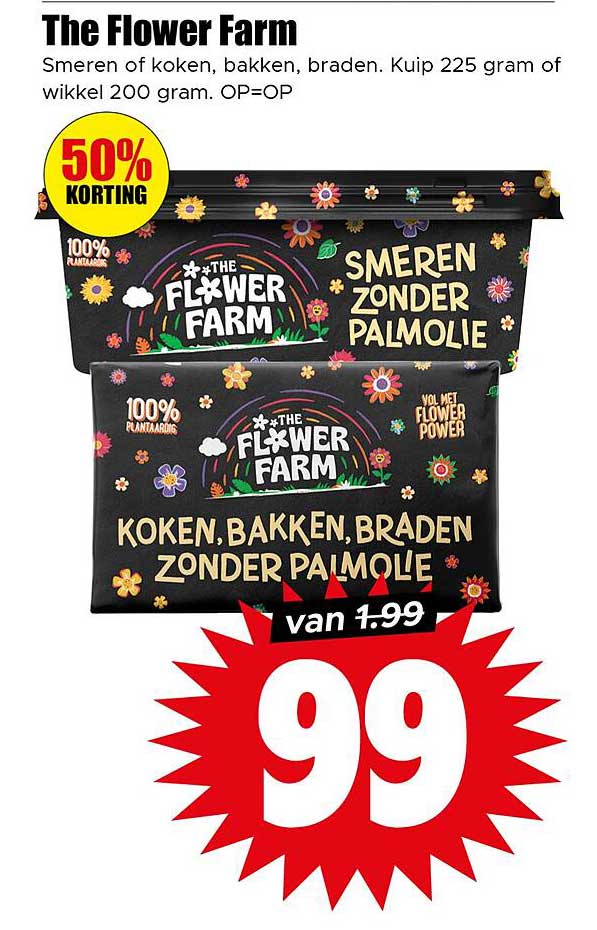 The Flower Farm - Smeren zonder palmolie