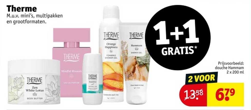 Therme M.u.v. mini's, multipakken en grootformaten.