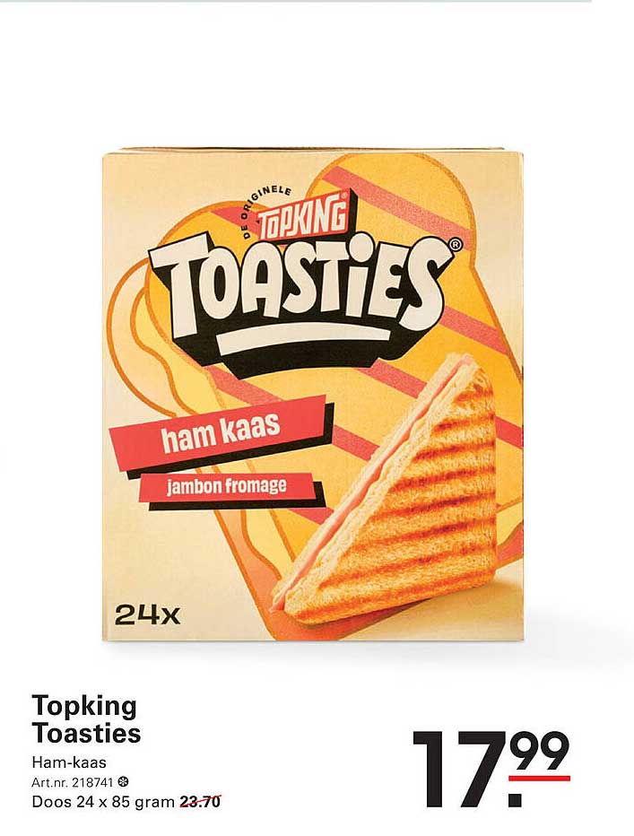 Topking Toasties ham kaas