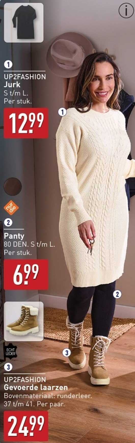 UP2FASHION Gevoerde laarzen