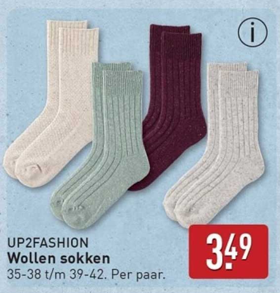 UP2FASHION Wollen sokken