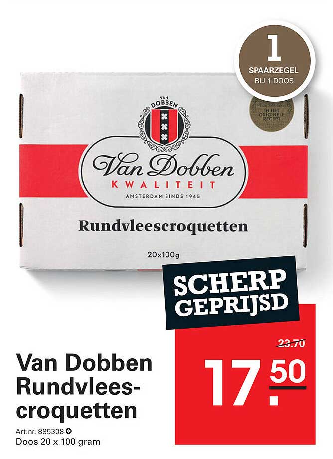 Van Dobben Rundvleescroquetten