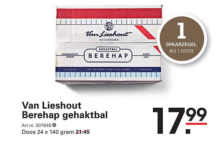 Van Lieshout Berehap gehaktbal