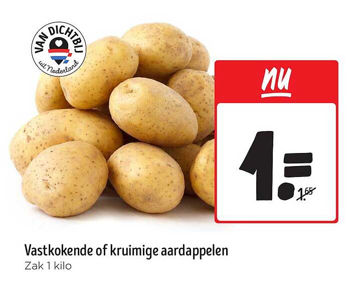 Vastkokende of kruimige aardappelen